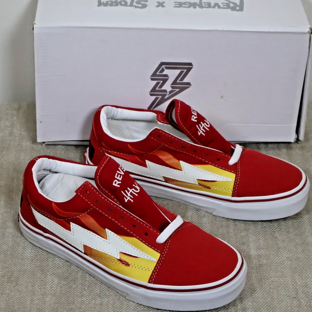 Revenge X Storm Sneaker Men Size 6  Red Yellow Flame Australia